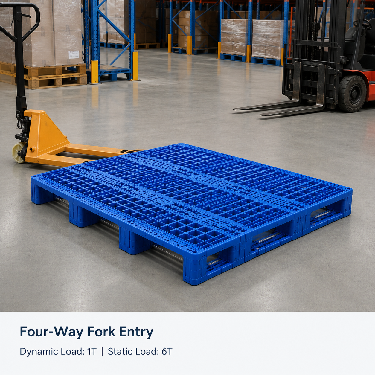 2000x2000x150 mm Modular Plastic Pallet