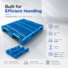 1200x800x150 mm Three-Runner Open Deck Plastic Pallet