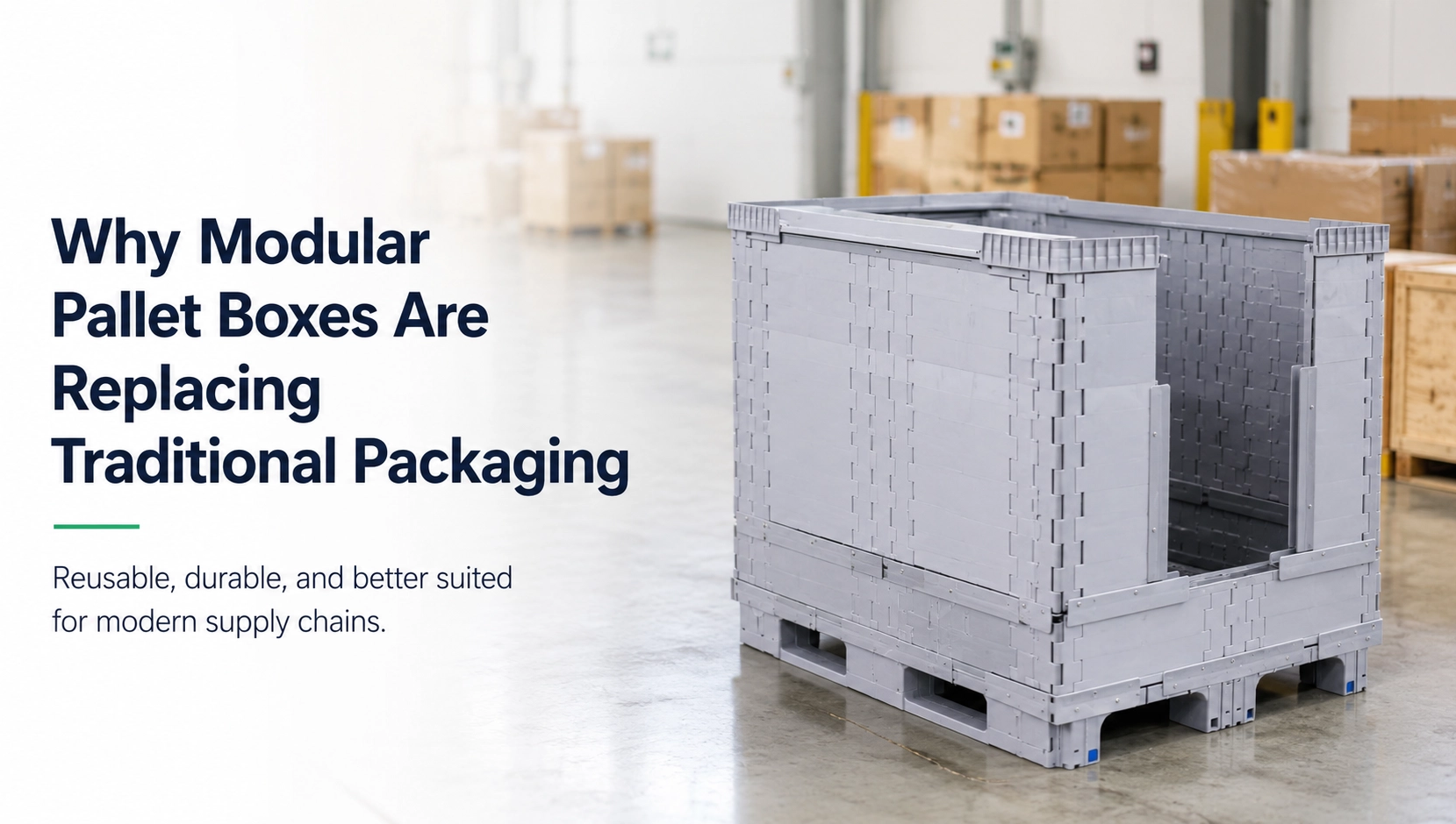 ​Why Modular Pallet Boxes Are Replacing Traditional Packaging