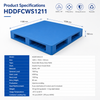1200x1100x150 mm Double-Face Solid Top Plastic Pallet