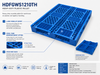 HDFGWS1210TH Full Perimeter Open Deck Plastic Pallet