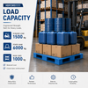 1100x1100x150 mm Full Perimeter Solid Top Plastic Pallet