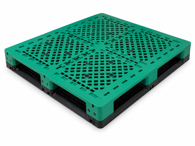 1200x1000x150 mm Full Perimeter Solid Top Plastic Pallet