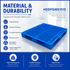 1500x1500x160 mm Double-Face Open Deck Plastic Pallet