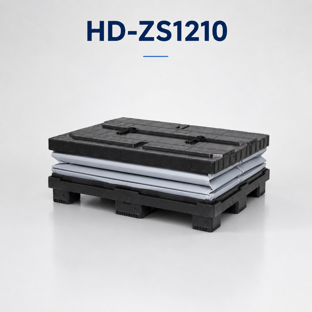 1200x1000 Injection-Moulded 3-Runner Sleeve Pack Container