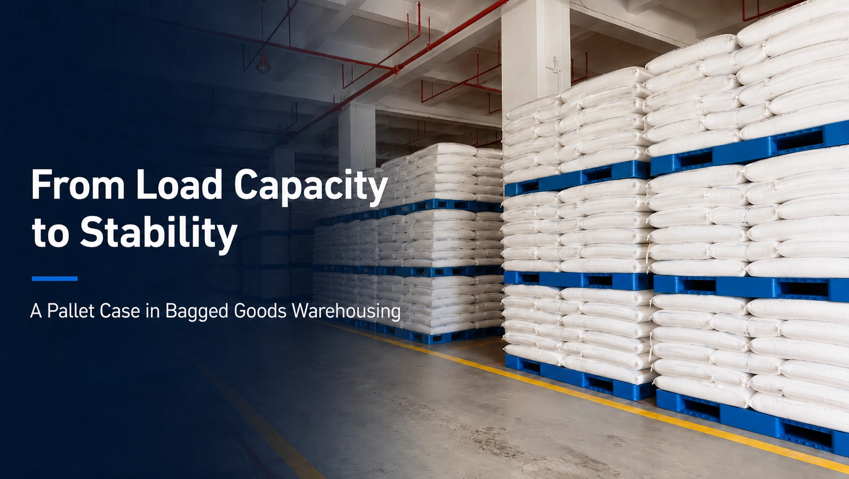 From Load Capacity to Stability: A Pallet Case in Bagged Goods Warehousing