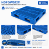 1200x1200x150 mm Full Perimeter Open Deck Plastic Pallet