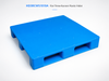 1000x1000x165 mm Three-Runner Solid Top Plastic Pallet