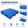 HD3RCWS1210HAT Three-Runner Solid Top Plastic Pallet