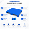 800x625x140 mm Three-Runner Solid Top Plastic Pallet