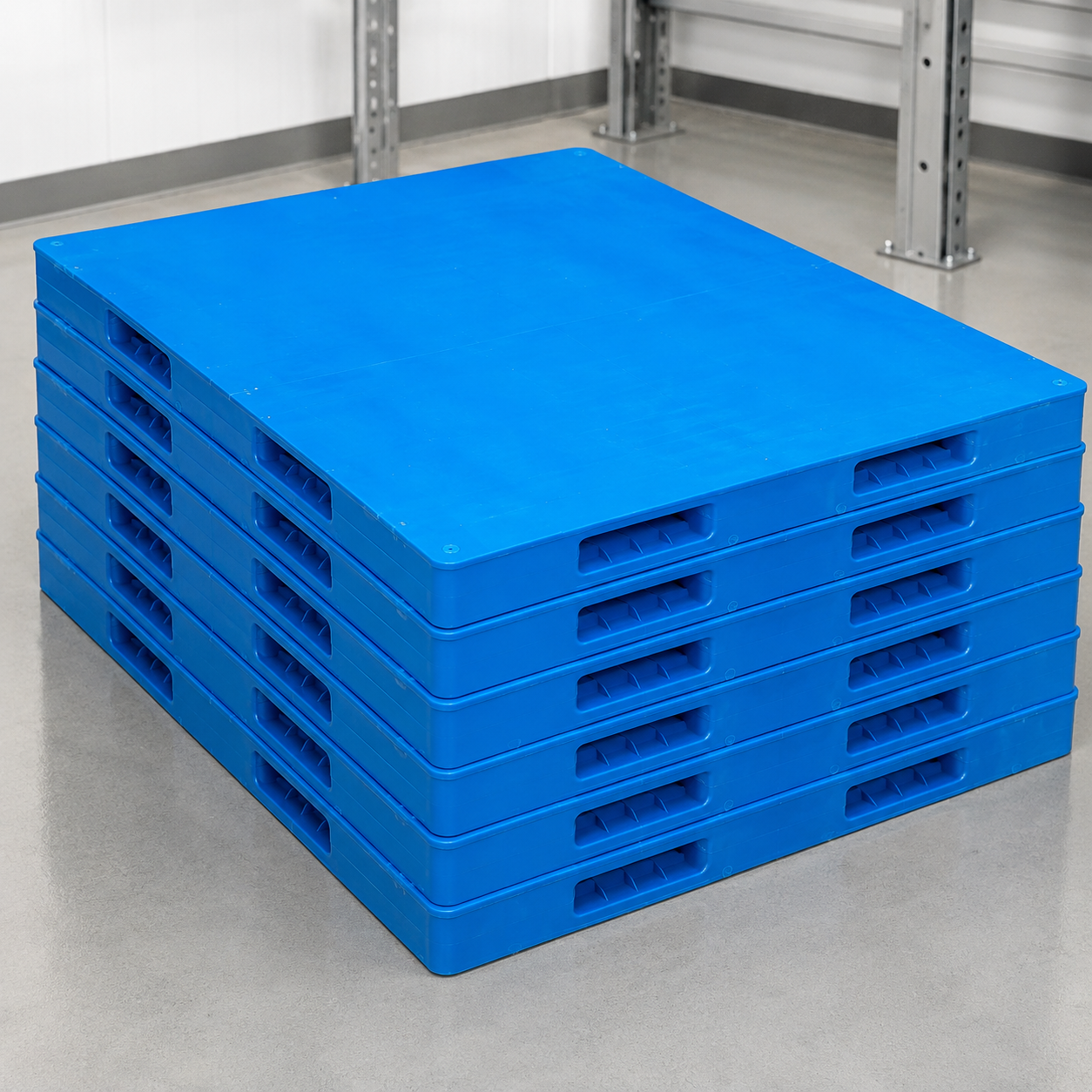 1600x1600x150 mm Double-Face Solid Top Plastic Pallet