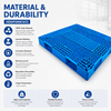 1400x1200x150 mm Double-Face Open Deck Plastic Pallet